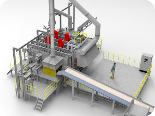 铝屑铝锭兼用炉（熔保炉）