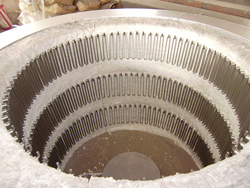 Resistance crucible furnace